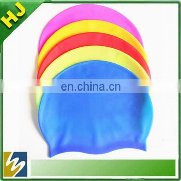 Transparent silicone swimming cap