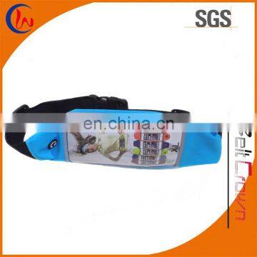 Custom outdoor waterproof fitness waist pack reflective running belt