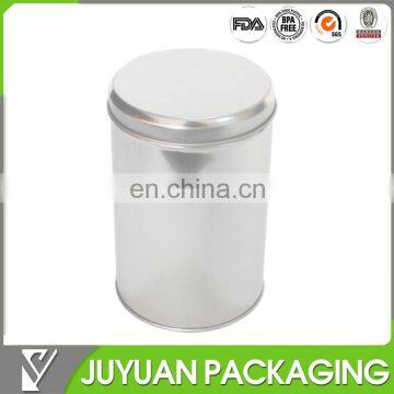 2015 high quality 250ml tall plain round tin can for tea with cheap price