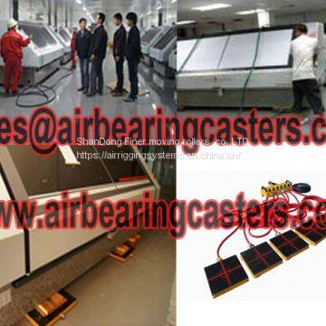 Modular air casters rigging systems for sale