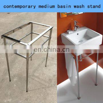 polished chrome washstand for bathroom sink vanity