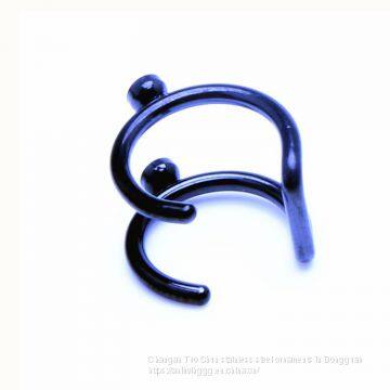 Foreign Trade New Point Drill Ear Clip, Nose Clip, Titanium Steel, Stainless Steel Jewelry Manufacturer Wholesale photo-2