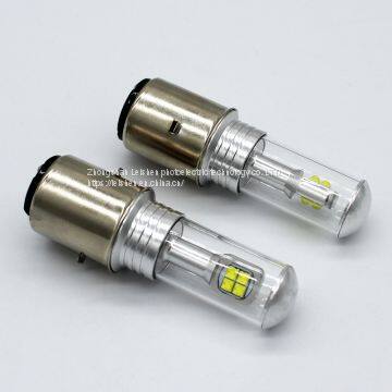 Lens LED Headlight LED Motorcycle Headlight H6/BA20D / P15D / H6w Highlight LED Bulb photo-3