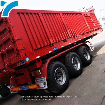 High quality cheap 2/3/4 axles 40ft flatbed truck semi-trailer utility truck car trailer dump truck dump semi trailer