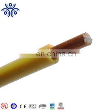 UL certificate 3AWG single or multicore PVC Insulation Nylon sheathed THHN electric cable wire