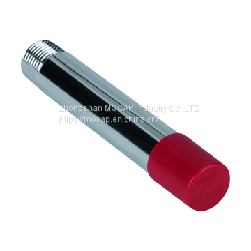 Plastic threaded pipe shafts rod protective cap