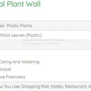 Artificial Plant Wall