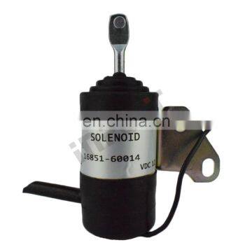 New 16851-60014 12V 052600-4531 Shut Off Fuel Solenoid  For Kubota B7410D BX1500D BX1800D BX1830D BX2230D