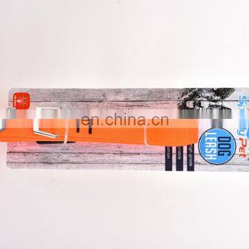 2*120cm LED Dog Leash Orange Nylon Pet Leash Rechargeable Dog Leash Usb