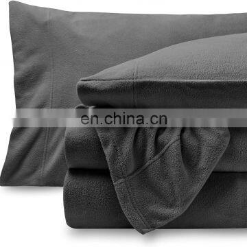 China Manufacturer King Size Fitted Bed Sheet Bed Sheet Set Teddy Fleece Fitted Sheet photo-5