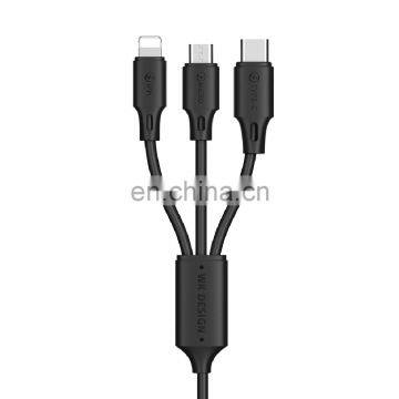 Free Sample 3 IN 1 2A Full Speed Pro Data Cable With DC / AC Charger Computer photo-5