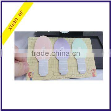 Hot selling cheap custom bulb shaped loose leaf sticky note made in china