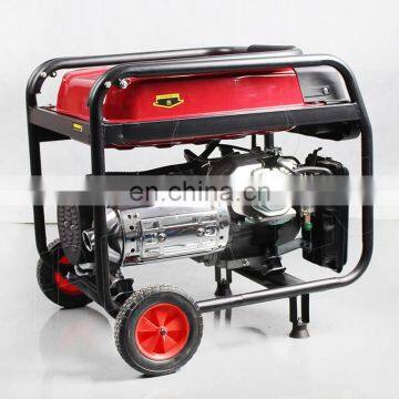 3500 4000watt 7hp 100% Copper Wire Electric Start Portable Generator With Wheel Kit Gasoline Powered photo-4