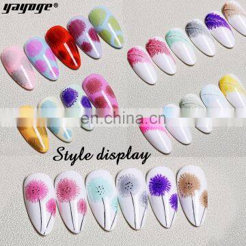 Nail Salon Diy Use Nails Snowflakes Liquid Gel With MSDS Certificate 10ml 12 Colors