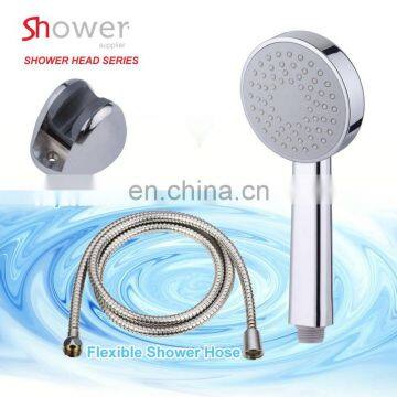 SH-1143 ABS plastic chromed one functional moving hand held shower head