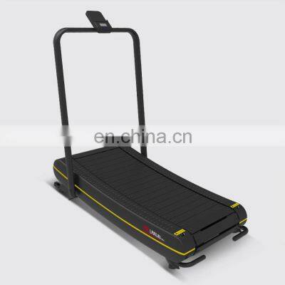 mini treadmill curve,self-powered curved treadmill home fitness,foldable manual slim running machine for home use