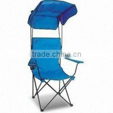 Camping chair with canopy