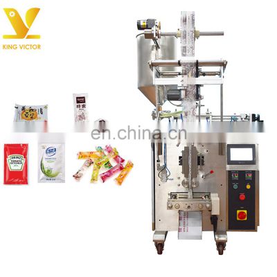 Automatic jam portion pillow pouch sachet packing packaging machine