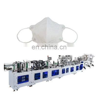 Super High Speed Automatic Non Woven Folding Mask Making Machine