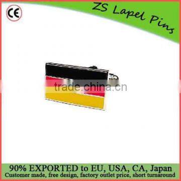 Free digital proof design custom German Flag Cufflinks