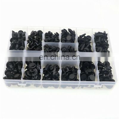 Hot Sale 325X Black Plastic Fastener Clips For Car Bumper Clip Retainer Rivet Door Panel Fender