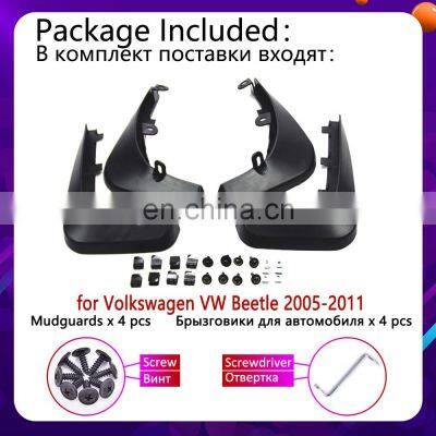Mudguards Mudflap Fender Mud Flaps Muddy Baffle Splash Accessories for VW Volkswagen Beetle 2005 2006 2007 2008 2009 2010 2011 photo-3