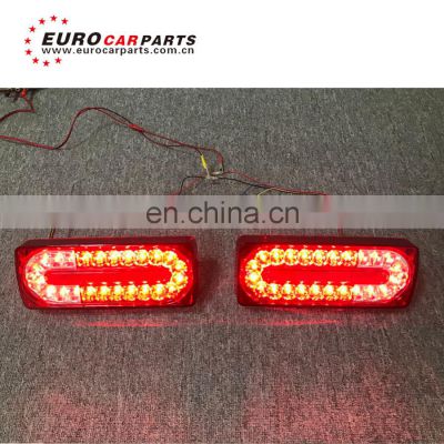 G class w463 led taillights for G63 G65 G55 G500 G350 G400 red color black color rear warning light