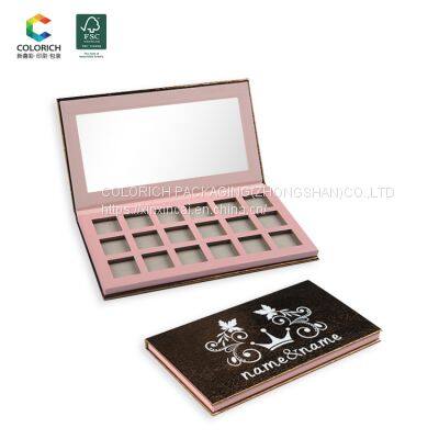 Empty Palette Makeup Eyeshadow Palette Customized Logo Eyeshadow Packaging Gift Packaging Empty Palette Boxes photo-2
