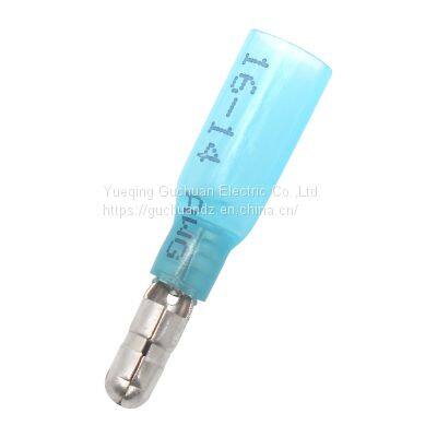 MPD2-156 waterproof heat shrinkable bullet head pre-insulated terminal
