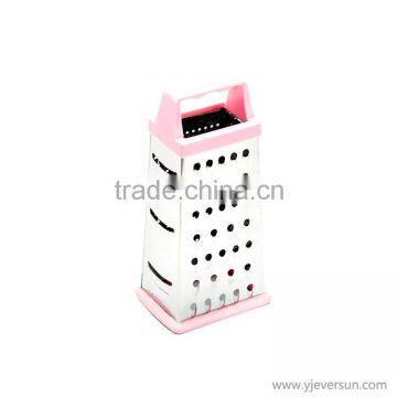 4 sided stainless steel mini multi grater rotary cheese grater