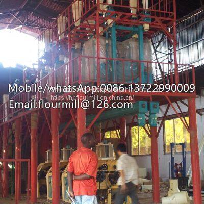 Wheat Milling Machine Complete Automatic 50 ton Per Day Wheat Grinder Machine Grain Grinder