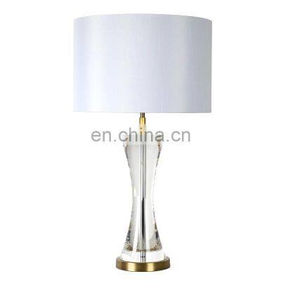 Modern Bedroom European Style Decorative Crystal Table Lamp