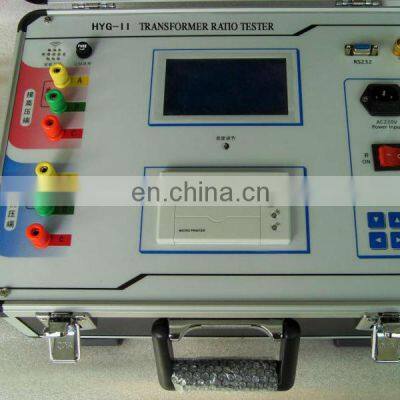 Portable Transformer Turns Ratio Tester TTR test for all kinds of transformer, connection/ short circut protection