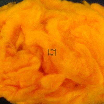 Dope Dyed Orange Polyester Staple Fiber