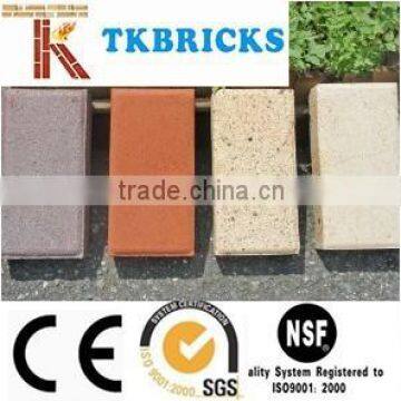 Different Color Paving Brick,clay Paving Brick,pavers for Japan And Korean Market