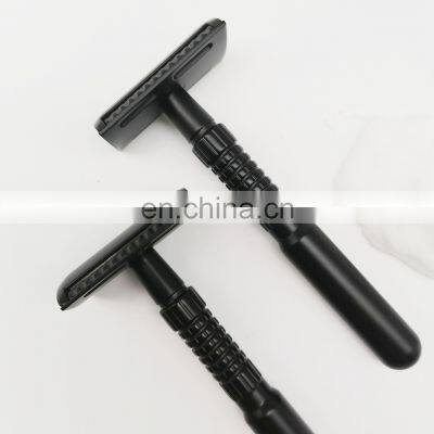 Wholesale Custom Cooper Brass Handle Classic Safety Shaving Foldable Razor for Men and Women photo-5