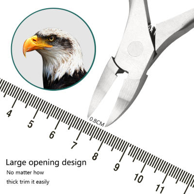 Professional Stainless Steel Pedicure Nail Cuticle Nipper With Sharp Jaw photo-2