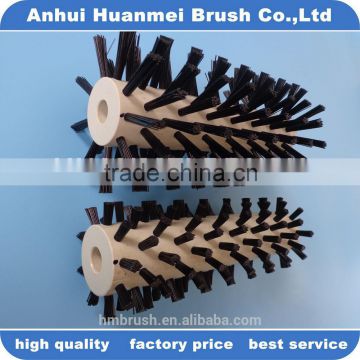 Polishing roller brush with steel wire