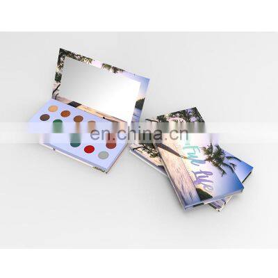 Bulk Multi 18 Color Empty Eyeshadow Pan Empty Paper Cardboard Packaging 16mm Eyeshadow Palette Custom Design