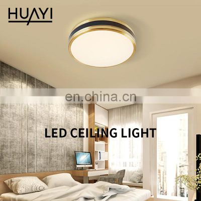 HUAYI High Quality Modern Round Shape 18Watt Dining Room Decoration Luxury Surface LED Ceiling Light