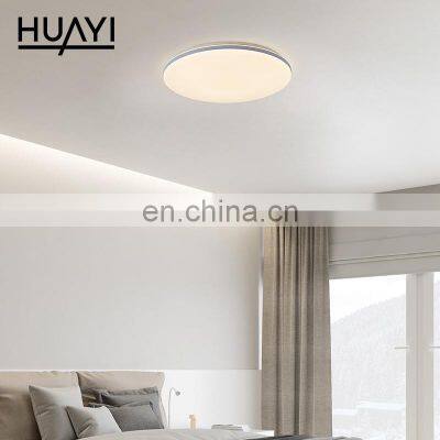 HUAYI Round Square Remote Variable Light Modern Surface 24W 36W 120W Living Room Decoration LED Smart Ceiling Light