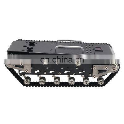 WT-200 Assembled RC Tank Chassis Metal Track Tank With Controller System 30KG Load Capacity photo-5