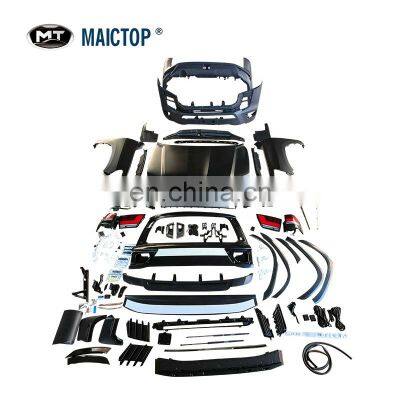 Car Body Kits for Land Cruiser LC200 Upgrade LC300 2022 Front Bumper Rear Car Bumpers Grille Headlight Taillight