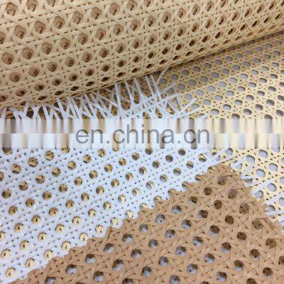 Factory High Quality Mesh Rattan Cane Webbing Roll Woven Synthetic Cane Bleashed Rattan Webbing photo-4