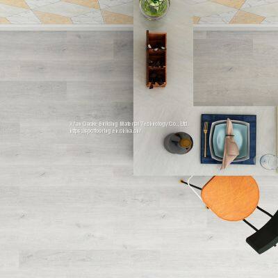 GKBM Greenpy MJ-W6009 New Eco-Friendly Waterproof Elegant Mist Grey Click Stone Plastic Composite SPC Flooring photo-3