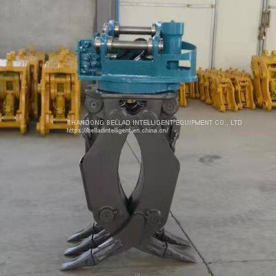 Hydraulic Five Finger Magnetic Sorting Rotating Bucket Excavator Grapple