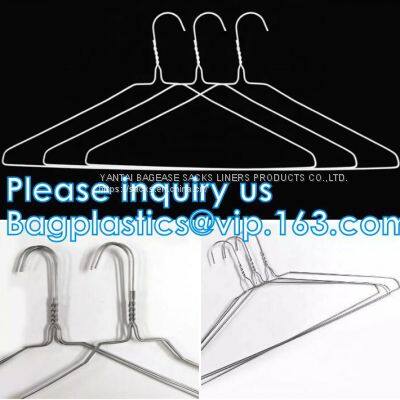 Laundry Hanger, Trouser Guard, Shoulder Guard, Cheap Laundry Wire Clothes Shirt Hanger Low Price Bulk Wholesale Galvanized Wire Laundry Hanger photo-5