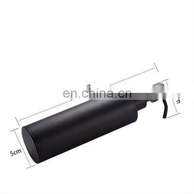 Matte Black Stainless Steel Shower Liquid Squeeze Hand Sanitizer Home Bathroom Accessories Kitchen Metal Soap Pump Dispensers photo-3