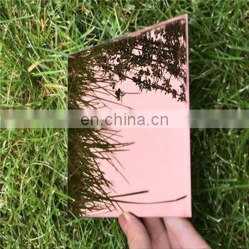 Aisi SS Plate 304 Sheets Stainless Steel 4X8 Mirror Finish Process Sheets Rose Gold Color Sheet photo-4