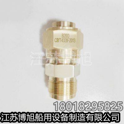 CB/T4328-2013 Судовой стандарт. Штуцеры резьбовые плоского плеча / Штуцеры резьбовые типа B